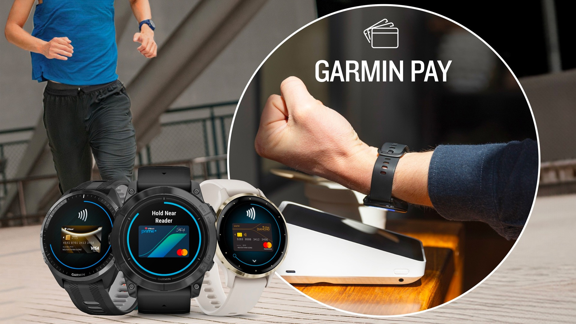 Garmin Pay hỗ trợ trên cả điện thoại iPhone và Android