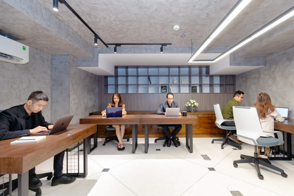 Hình 2 bài 6 – Văn phòng tại Tiktak Coworking Space linh hoạt theo quy mô và giai đoạn phát triển.