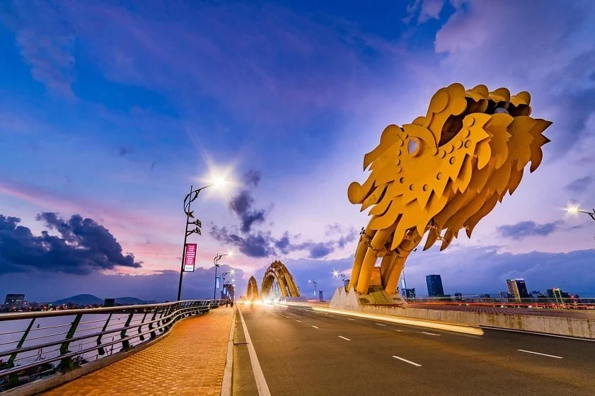 Hình 5 bài 7 – Chiêm ngưỡng cầu Rồng – công trình độc đáo giữa lòng thành phố Đà Nẵng