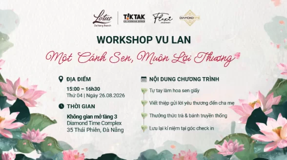 Workshop vu lan tại Tiktak Coworking Space